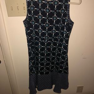 Loft Dress Navy print